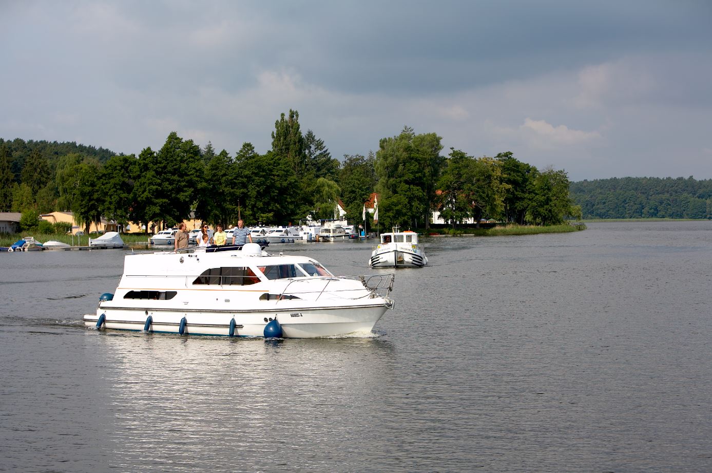 Deutschland mit Hausboot