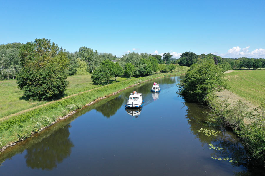 Où commence le canal de Nantes à Brest ?