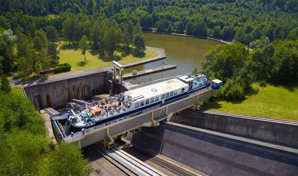 Hausbootferien im Elsass und das Schiffshebewerk Arzviller