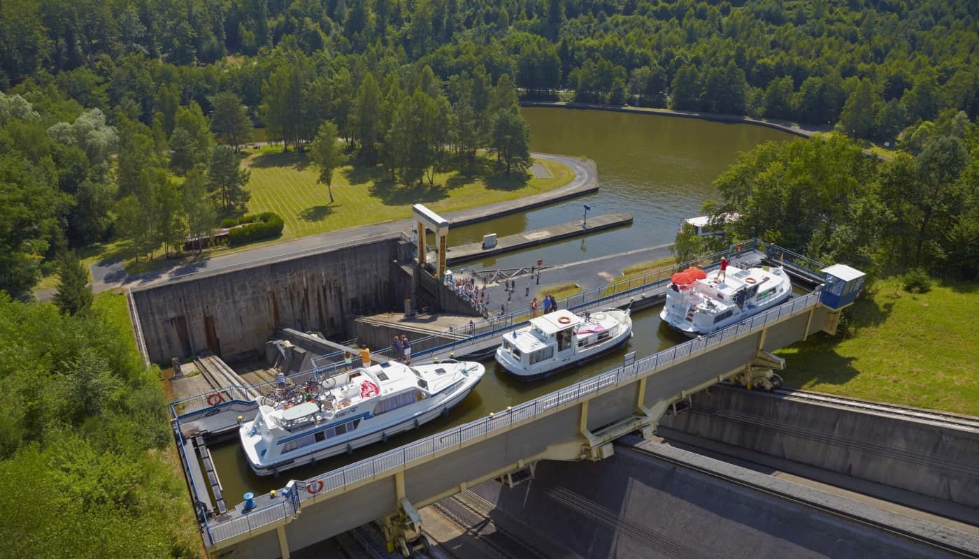 Das legendäre Bootshebewerk in Arzviller