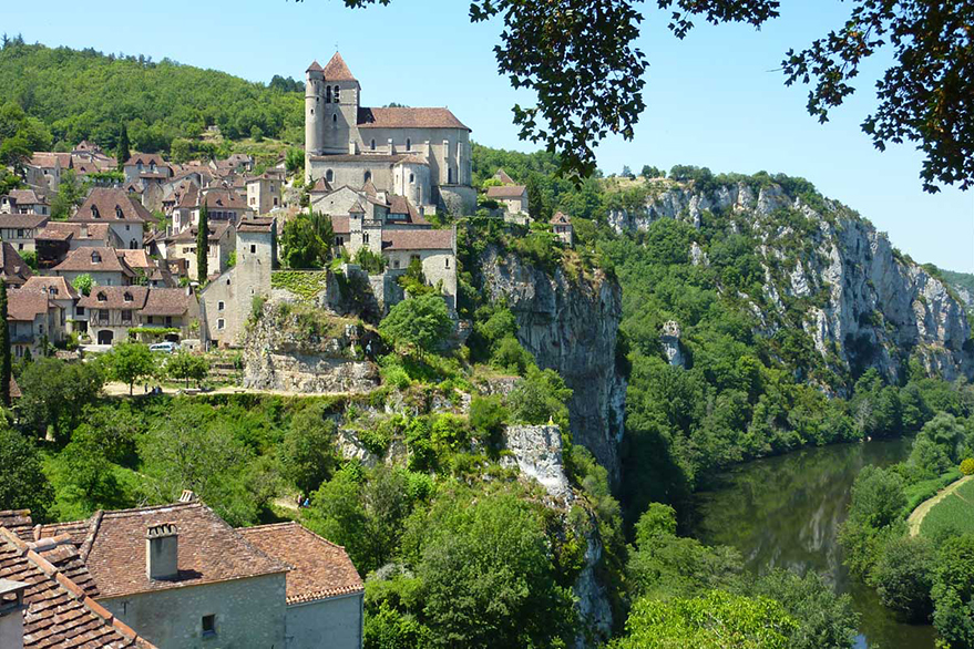 Le magnifique village de Saint Cirq Lapopie