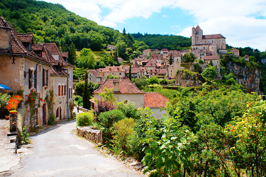 Ruelles dans Saint Cirq Lapopie