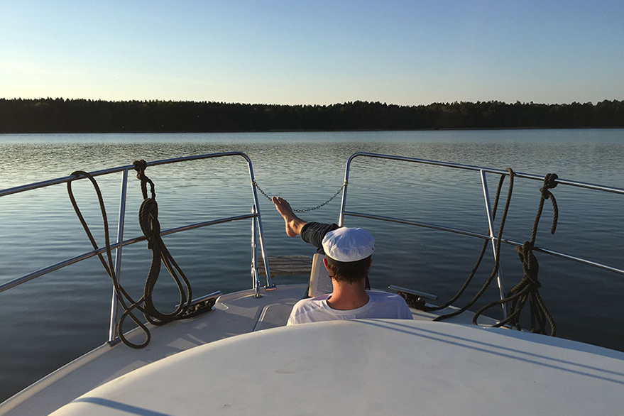 A barge holiday in the heart of Mecklenburg, Germany