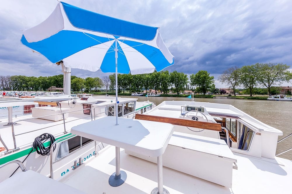 Leiter zum Deck der Linssen